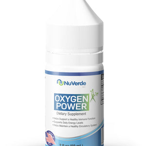 Oxygen Power natural supplement – liquid formula with monatomic minerals and electrolytes to support nutrient absorption and oxygen efficiency